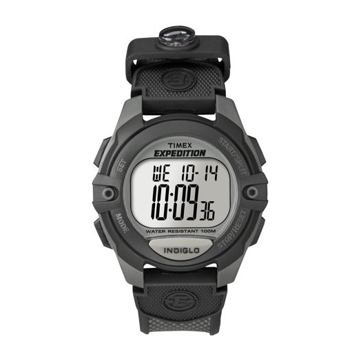 Timex Men's Expedition Digital CAT Watch, Black Resin Strap