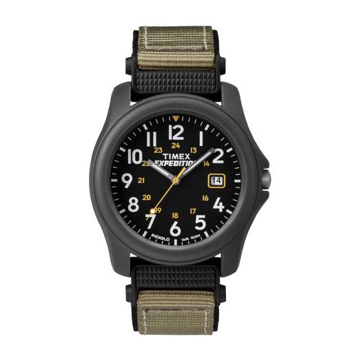 Timex Men's Expedition Camper Watch, Gray Nylon Strap