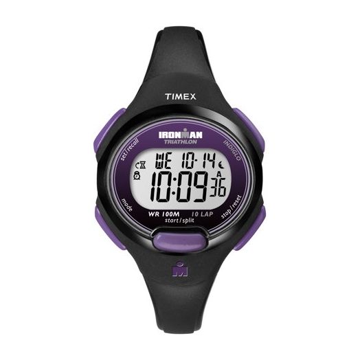 Timex Women's Ironman Essential 10 Mid-Size Watch, Black Resin Strap