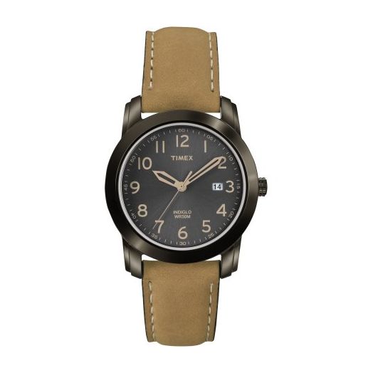 Timex Men's Highland Street Watch, Tan Leather Strap