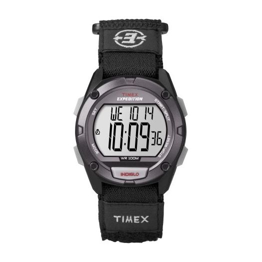 Timex Men's Expedition Digital CAT Watch, Black Fast Wrap Strap