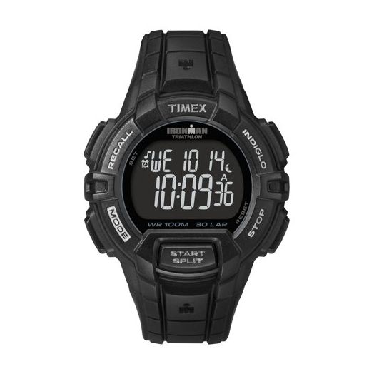 Timex Men's Ironman Rugged 30 Full-Size Watch, Black Resin Strap