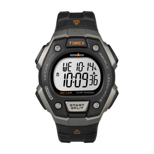 Timex Men's Ironman Classic 30 Full-Size Watch, Black Resin Strap