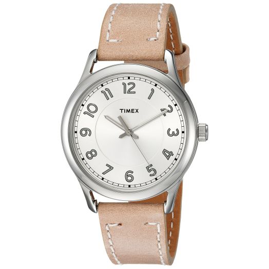 Timex Women's New England Leather Strap Watch