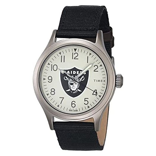 Timex Men's TWZFRAIMB NFL Clutch Oakland Raiders Watch