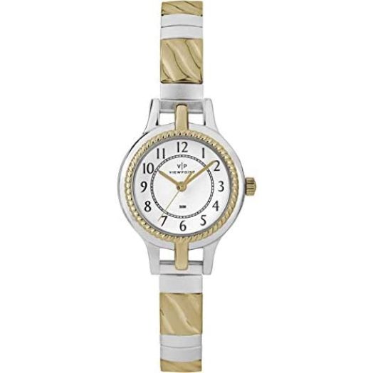 Timex CC3D82400 Ladies Two-Tone Stainless Steel44; Navy Watch