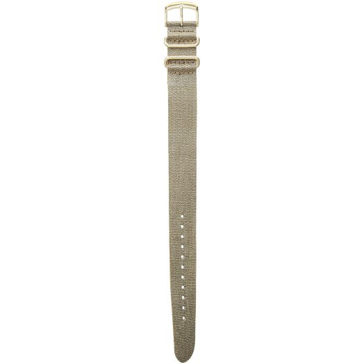 Timex TW7C27400 Weekender 20mm Blush/Graphite Stripe Metallic Fabric Strap