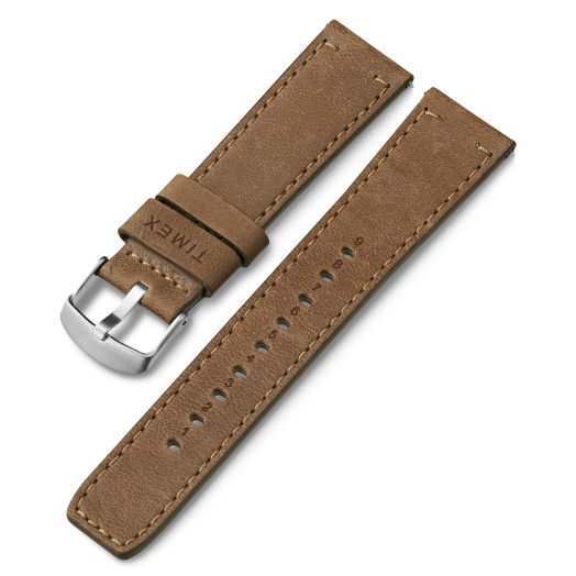 Timex 22mm Fabric Quick-Release Strap – Black Winter Camo with Black Buckle