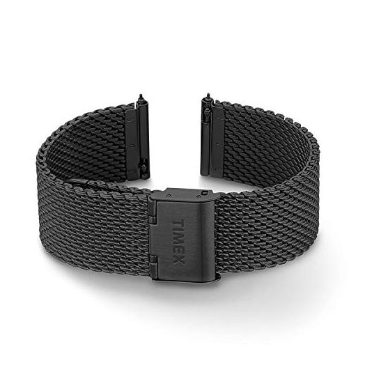 Timex 20mm Stainless Steel Mesh Bracelet – Rose Gold-Tone with Self-Adjust Clasp