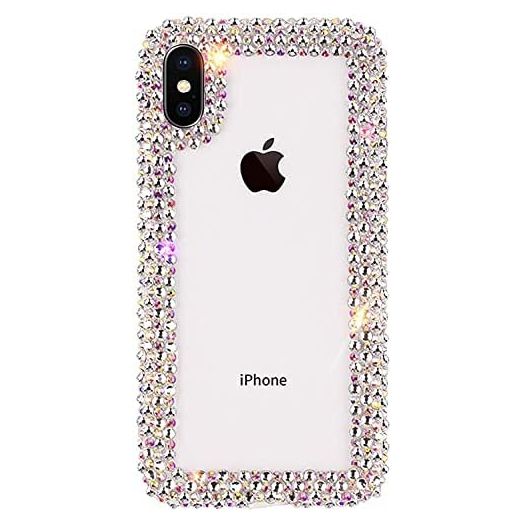 Bling Diamond Case Compatible with Samsung Galaxy A13 5G,Aearll 3D Homemade Sparkle Crystal Rhinestone Shiny Glitter Full Clear Stones Back Phone Cover With Screen Protector -Colorful White