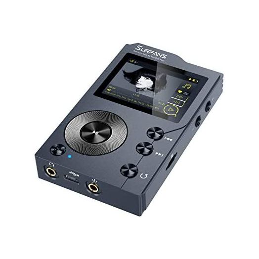 Surfans F20 HiFi MP3 Player with Bluetooth, Lossless DSD High Resolution Digital Audio Music Player, High-Res Portable Audio Player with 32GB Memory Card, Support up to 256GB