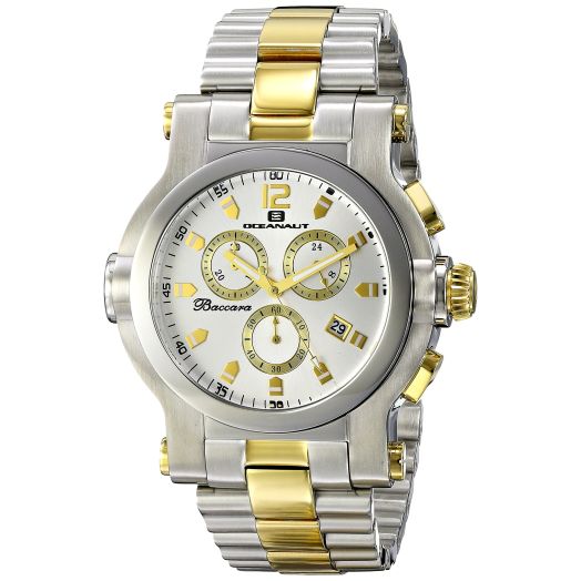 Oceanaut Men's OC0823 Baccara XL Analog Display Quartz Two Tone Watch
