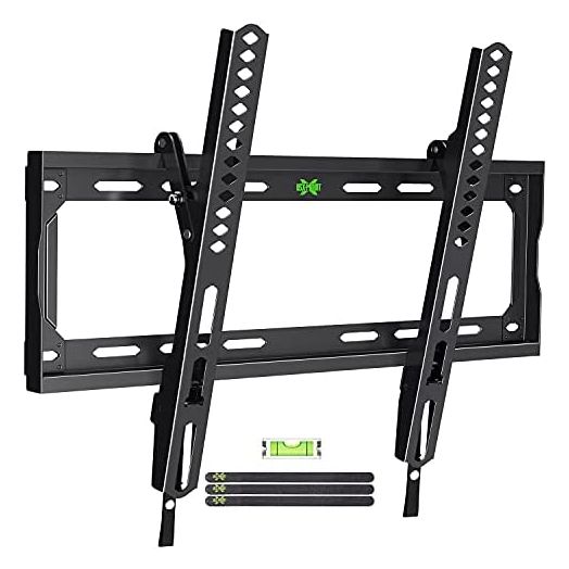 Tilting TV Wall Mount Low Profile for Most 26-55" Flat Screen LED, LCD, Curved TVs, Tilt TV Mount Bracket VESA 400x400mm- Holds Up to 99lbs, Easily Lock and Release to Mount on 12" or 16" Stud