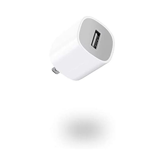 USB Wall Charger,Small iPhone Charger Box,Travel Plug Cube 5W Power Adapter for iPhone SE 2020/12 Pro Max/11 Pro Max/XR/X/8 Plus/7/6S/6S/6/5,Samsung Galaxy S7/S6/S5 Edge,LG,HTC,Huawei,Moto,Kindle