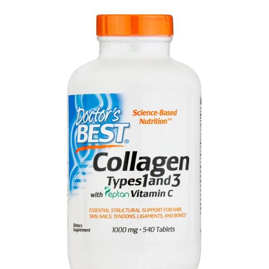 Doctor's Best Collagen Types 1 & 3 1000 mg (with Vitamin C) - 540 Tablets