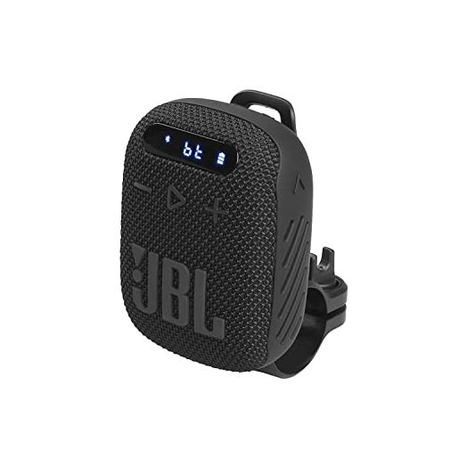 JBL Wind 3 Portable Bluetooth Speaker and FM Tuner Radio for Bike Handlebars