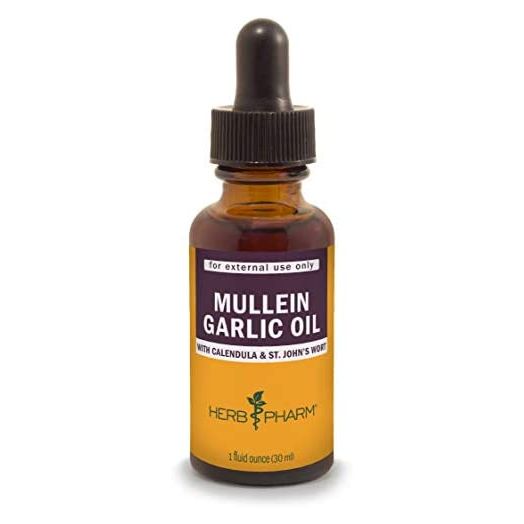 Herb Pharm Mullein Garlic Herbal Oil - 1 Ounce