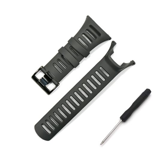 CWYTTZQ for Ambit3 strap, Replacement watchband for Ambit 3 Peak, 3 Sport, 3 Run, 2R, 2S, 2, and 1(Black2,Black)
