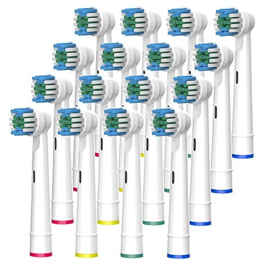 Electric Toothbrush Replacement Heads 16 Pack / Compatible Oral B Braun Replacement Brush Heads / Compatible Oral B Replacement Brush Heads