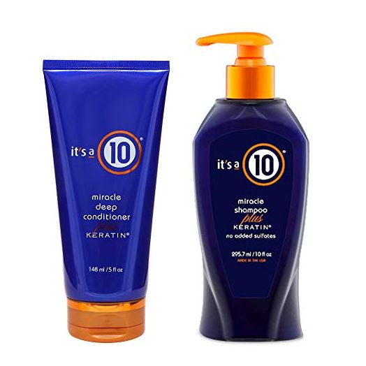 It's a 10 Haircare Miracle Shampoo plus Keratin, 10 oz. and Deep Conditioner, 5 oz. Bundle