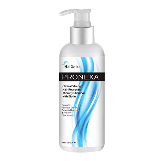 Hairgenics Pronexa Clinical Strength Hair Growth & Regrowth Therapy Hair Loss Shampoo With Biotin, Collagen, and DHT Blockers for Thinning Hair, 8 fl. oz.