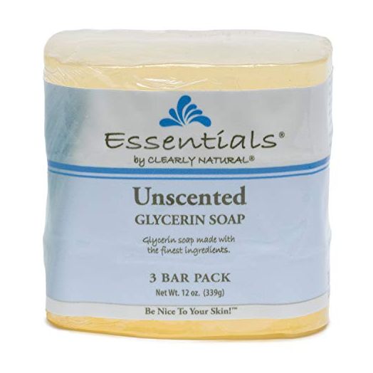 Clearly Natural Glycerine Bar Soap, Unscented, 3 Count, 4 oz each (876872362)