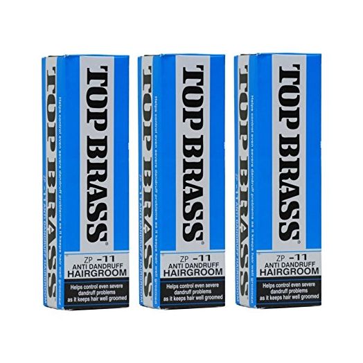 Top Brass ZP-11 Anti Dandruff Hair Cream (Creme) (Pack of 3)