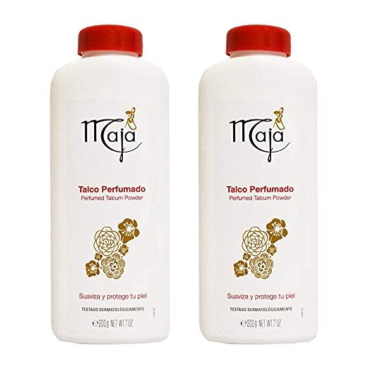 Maja Perfumed Talcum Powder-Talco Perfumado 7 oz. 2-PACK