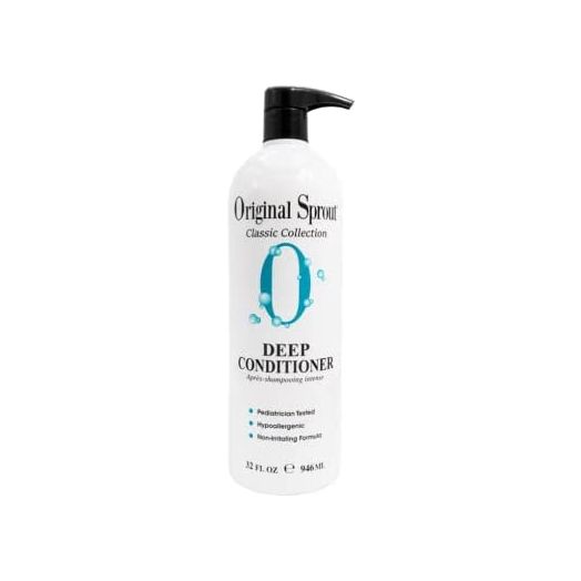 Original Sprout Classic Deep Conditioner for Dry or Damaged Hair, For Baby’s, Toddlers, Kids, Teens, and Adult Women & Men, For All Hair Types including Curly, (32 oz/Ounce)