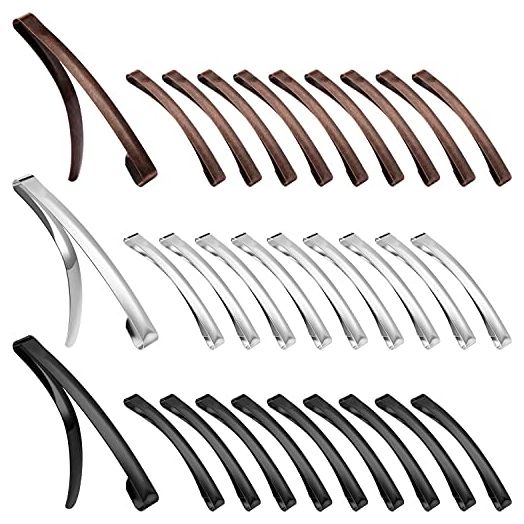 30 Pieces Open Center Domed Metal Barrettes Anti-slip Metal Hair Clip for Girls and Women, Assorted Colors (Slide Barrette)