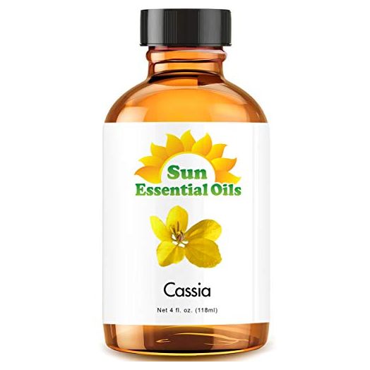 Sun Essential Oils 4oz, Cassia Essential Oil, 4 Fluid Ounces