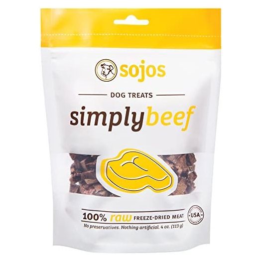 Sojos Simply Beef Freeze-Dried Dog Treats