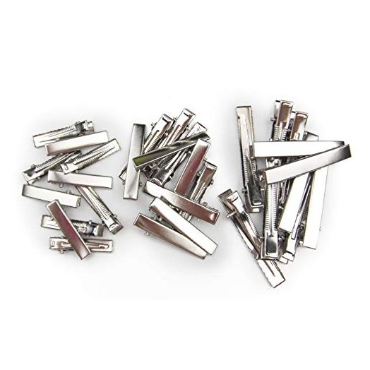 ALL in ONE DIY Hair Clip Kit: Assorted Size, Flat Alligator Clip Kit, Size 30pcs