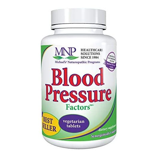 Michael's Naturopathic Programs Blood Pressure Factors - 60 Vegetarian Tablets - Fluid Balance Support, Nourishes Cardiovascular & Nervous Systems - Gluten Free, Kosher - 20 Servings