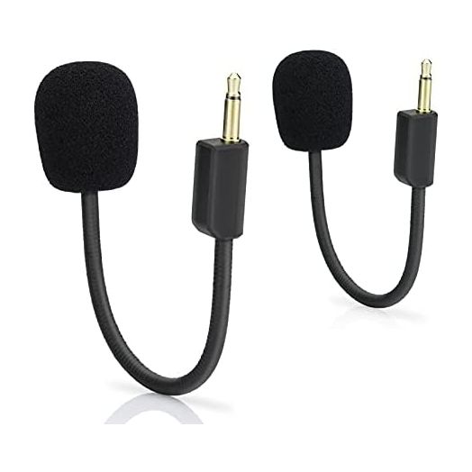 2-Pack Blackshark V2 Mic Replacement for Razer BlackShark V2 and V2 Pro Gaming Headset 3.5mm Detachable Game Boom Microphone on PC Xbox PS4 PS5 - LEFXMOPHY