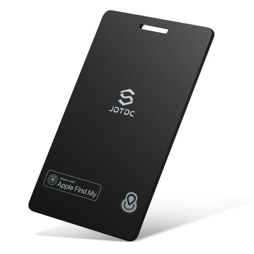 JSL JDTDC MFi Certified Wallet-Tracker-Card, Item-Finder Work with Apple Find My (iOS Only), Thin-Wallet-Finder for Passport,Luggage Wallet and Key Tracker, IP68 Waterproof, 3-Year Battery Life,1 Pack