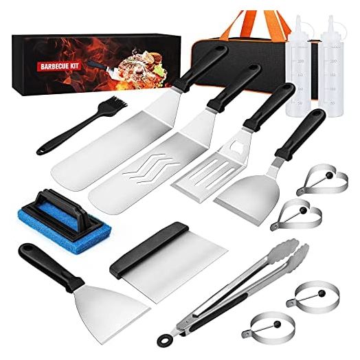 Blackstone Griddle Accessories Kit, 16pcs Flat Top Grill Accessories Set