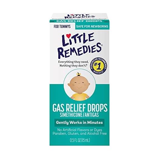 Little Remedies Gas Relief Drops for Tummy's, Natural Berry, 0.5 oz