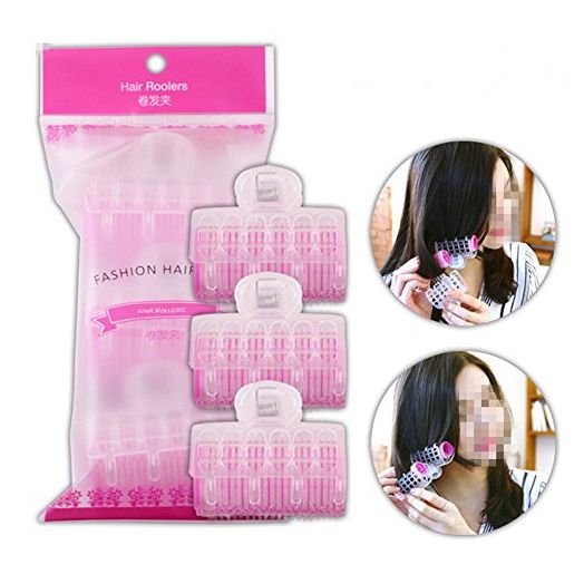3Pcs/Set Hairdress Magic Bendy Hair Rollers Curlers Spiral Curls DIY Air Bang Curlers Women Styling Tools (Big Size)