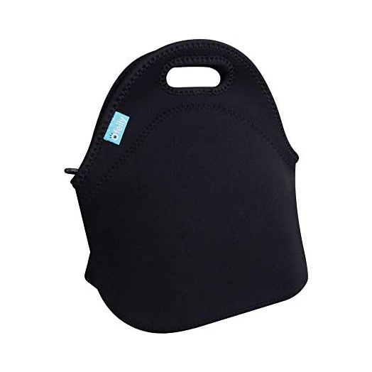 Lunch Tote, OFEILY Lunch boxes Lunch bags with Fine Neoprene Material Waterproof Picnic Lunch Bag Mom Bag (Black)