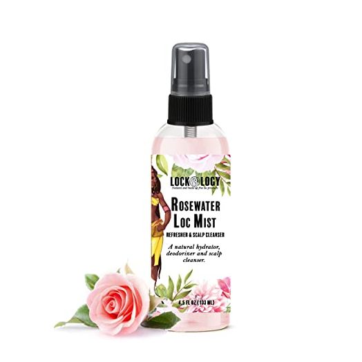 Rose Water For Hair, Rose Water For Locs & Rosewater Spray Hair Mist by Lockology