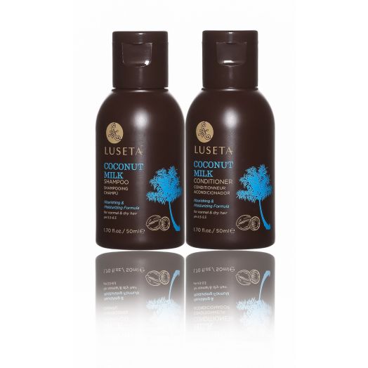 Luseta Coconut Milk Shampoo & Conditioner Set for Coarse Hair, 1.69 Oz, 2 Ct
