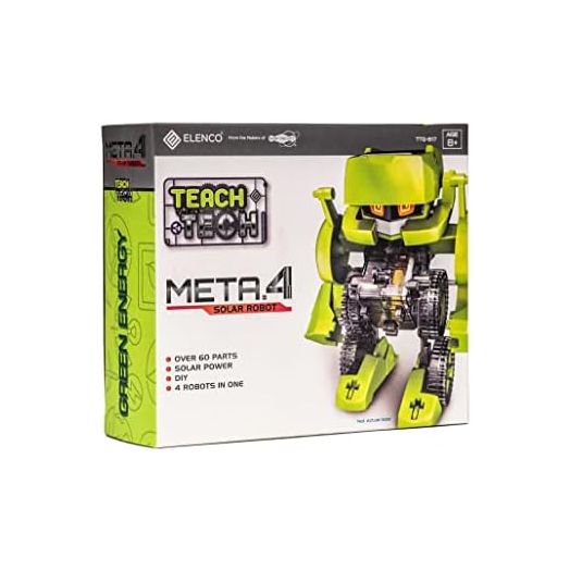 "Meta.4", Transforming Robot, STEM Solar Toys for Kids 8+