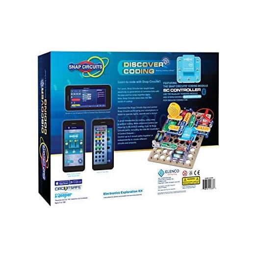 Snap Circuits Elenco Discover Coding Toy for Kids Ages 8 and Up