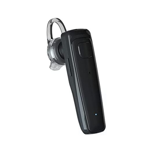 ADADPU Bluetooth Headset - V5.0 Wireless Handsfree Earpiece Built-in Dual Mic Noise Cancelling, 10 Days Standby 16Hrs HD Talktime Ultralight Headset for iPhone Android Samsung Laptop(Black)