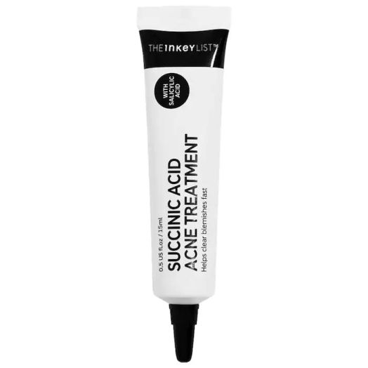 The Inkey List Succinc Acid Acne Treatment with Salicylic Acid. Reduces Blemish and Absorbs Excess Oil. Exfoliates Skin and Clears Pores .5 Oz. (1 Pack)
