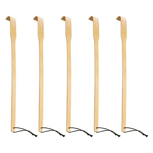 RENOOK Bamboo Wooden Back Scratchers, 16.5'', Best for People Who Need Longer Hands, Provide Instant Relief from Itching, Good Practical and Novel Gifts for Friends and Family.