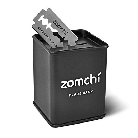 Zomchi Razor Blade Bank for Safety Razor Blade Storagement, Used Double Edge Safety Razor Blade Disposal Case