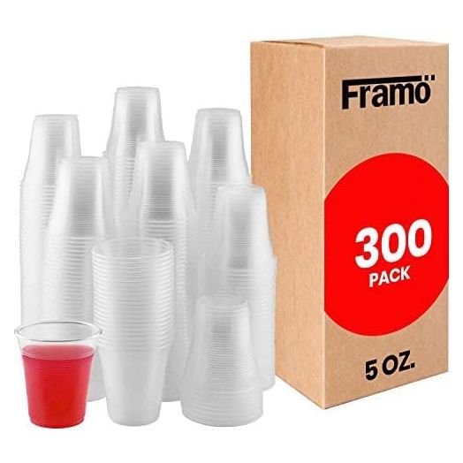 Framo 5 Oz Clear Plastic Cups