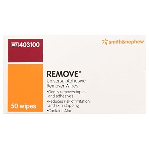 Smith and Nephew Remove Adhesive Remover Wipes 403100, 50-count